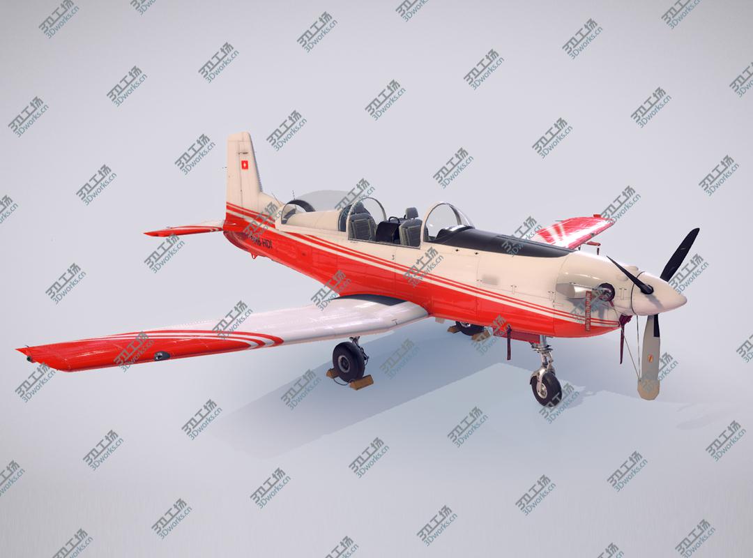 images/goods_img/202105073/Pilatus PC-7 Mk-I FactoryRedWhite livery/3.jpg